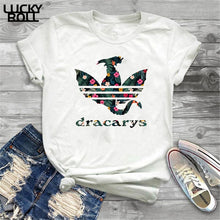 Laden Sie das Bild in den Galerie-Viewer, Sommer Dracarys T-Shirt für Frauen