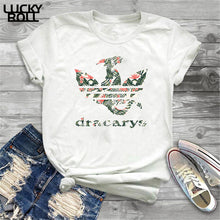 Laden Sie das Bild in den Galerie-Viewer, Sommer Dracarys T-Shirt für Frauen