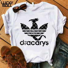 Laden Sie das Bild in den Galerie-Viewer, Sommer Dracarys T-Shirt für Frauen