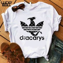 Laden Sie das Bild in den Galerie-Viewer, Sommer Dracarys T-Shirt für Frauen
