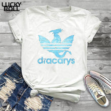 Laden Sie das Bild in den Galerie-Viewer, Sommer Dracarys T-Shirt für Frauen
