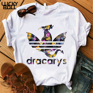 Sommer Dracarys T-Shirt für Frauen